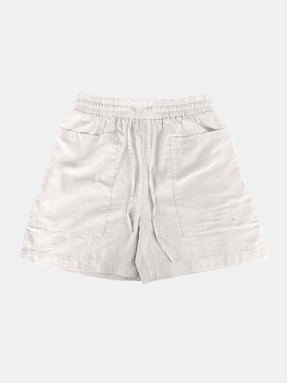 Full Size Drawstring Shorts with Pockets